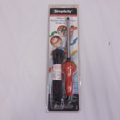 Simplicity Deluxe Craft Ribbon Heat Curler Curled Ribbon Hair & Gift Bows 