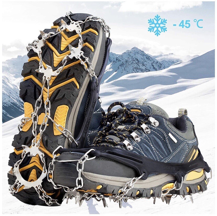 Anti Slip Ice Cleats For Ice Fishing Crampons Ice Cleats Shoes