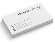 Visitenkarten online gestalten - 1-seitig - Business -klassisch - drucken lassen