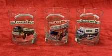 Vintage 1984/92 Classic HESS Truck Drinking Glass Tumbler 86 Red Fire Truck Bank