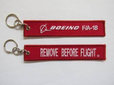 Boeing F-18 Hornet Keychain Remove Before Flight Navy Strike Fighter ...