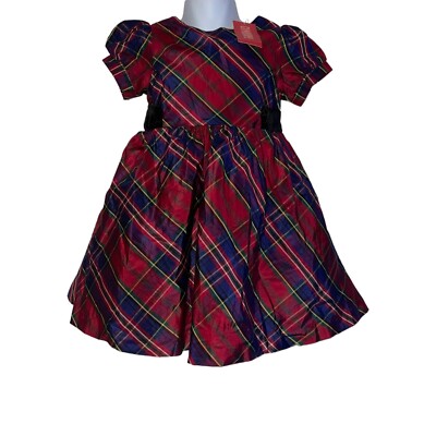 NWT Gymboree Plaid Christmas Dress Baby Girls 18 24 Months