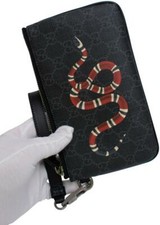 Gucci Kingsnake Print GG Supreme Card 
