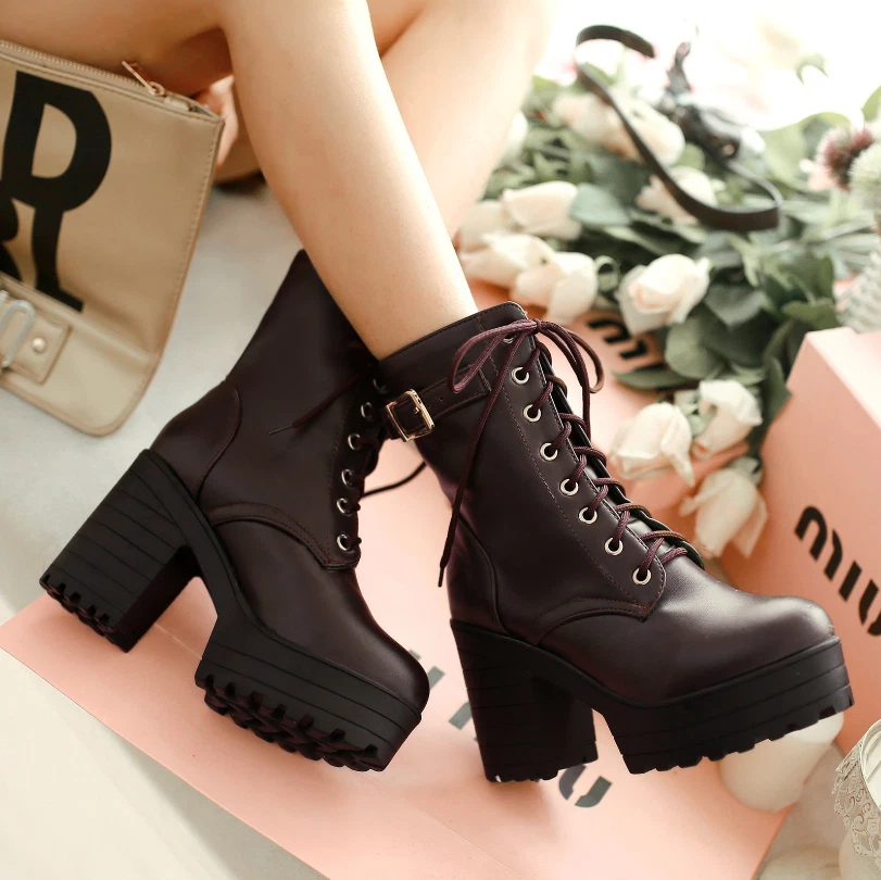 Chunky heel clearance booties