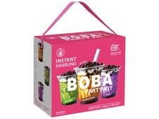 360g O's Bubble Instant Marbling Bubble Tea Party Set Taro+Matcha+Brauner Zucker
