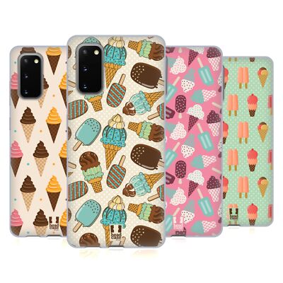 HEAD CASE DESIGNS FARBIGE TROPFEN SOFT GEL HANDYHÜLLE FÜR SAMSUNG HANDYS 1