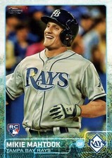 2015 Topps Update #US299 Mikie Mahtook RC Tampa Bay Rays