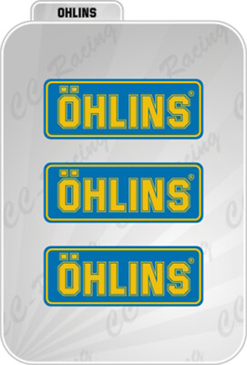 3 Adhesives Ohlin Damper Piston Blue Yellow 54 X 0 3/4in