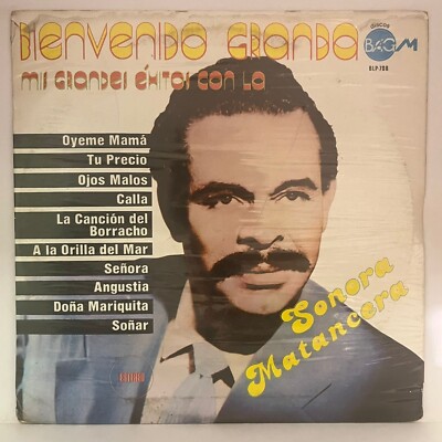 BIENVENIDO GRANDA -MIS GRANDES EXITOS CON LA SONORA MATANCERA- MEXICAN LP SEALED