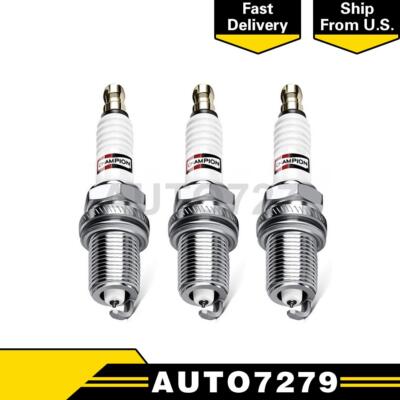 Champion Spark Plug  3PCS Spark Plug For Subaru Justy