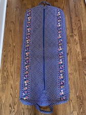 Vera Bradley Blue Floral Garment Bag w Monogram