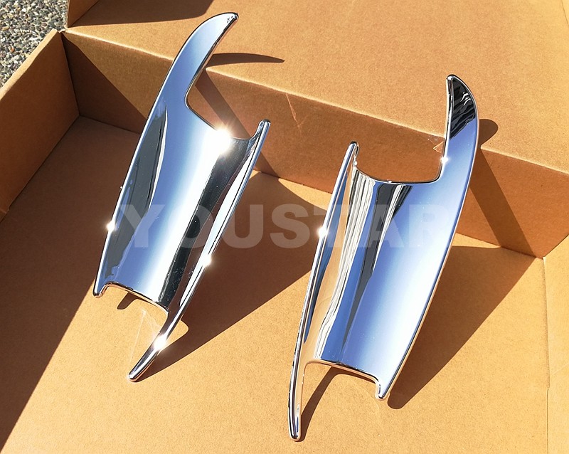 AU STOCK x2 CHROME Door Handle Cups for Mercedes R172 SLK SLC W204 C