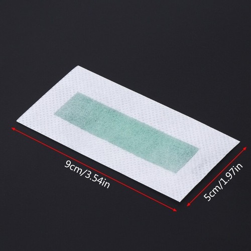 10x Hair Removal Depilatory Epilator Cold Wax Strips Paper Pad For Face Nonwoven - Picture 8 of 8