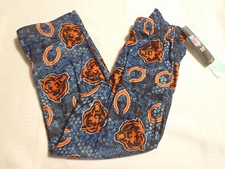 NFL Team Apparel Chicago Bears Youth 4 5 6 Choice Polyester Flannel Sleep Pant