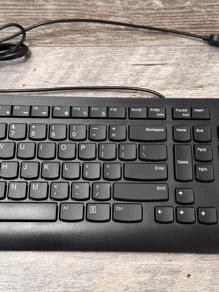 5x Lenovo Calliope Wired USB PC Computer Keyboard Black EKB-536A Lot New In Box - Image 4 of 4