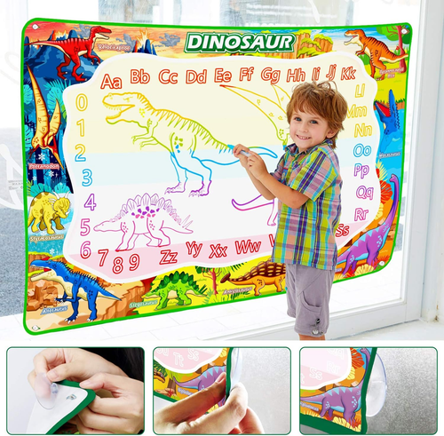 Jasonwell Aqua Water Doodle Mat 60X40 Inches Large Magic Drawing Doodling Mat Co - Picture 3 of 12