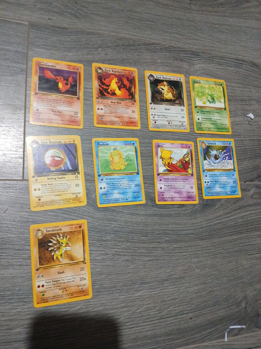 1999 pokemon cards 1st edition lot