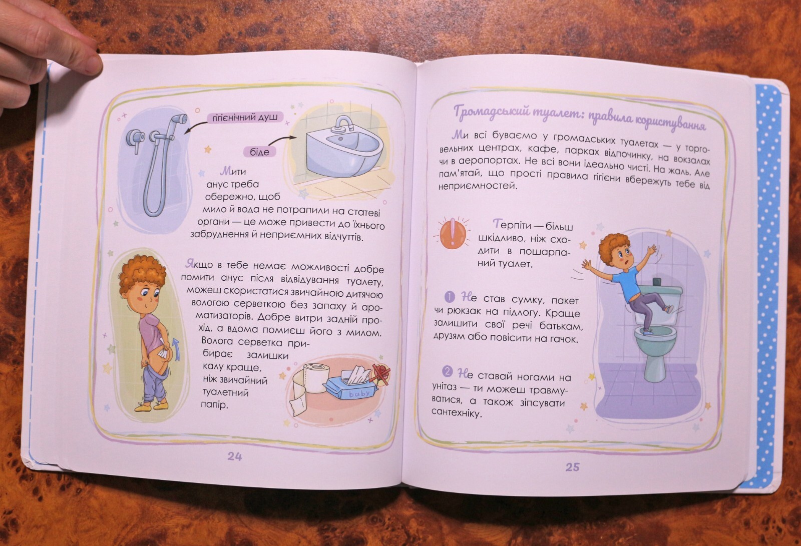 Дитяча книга Малечі про інтимні речі Ukrainian kids book about