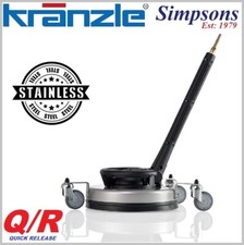 Kranzle UFO Round Cleaner 350mm. Stainless Steel  D12 quick-release 41891
