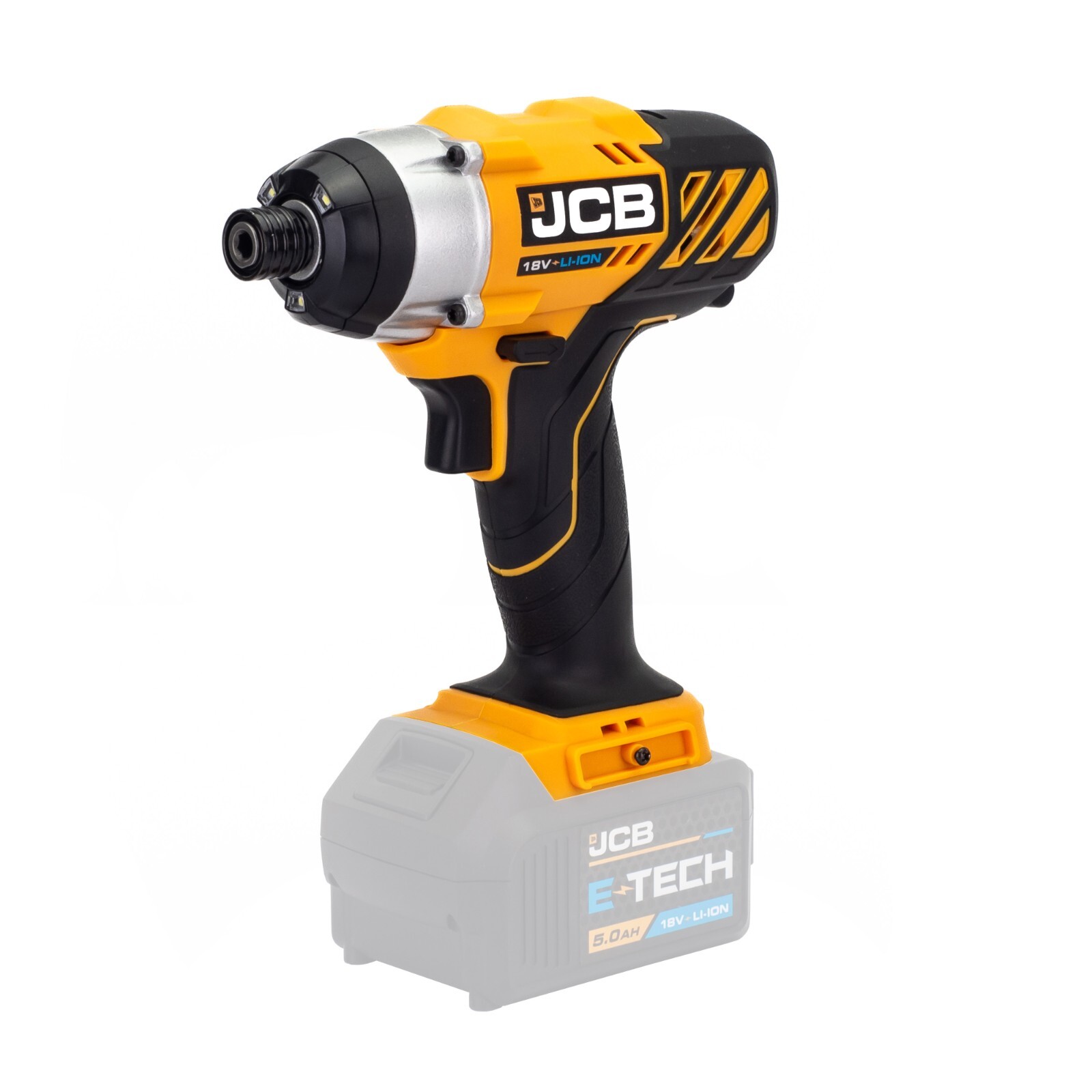 JCB 18V Cordless Impact Driver Bare Unit/Body Only Wrench Drill LED 21-18ID-B
