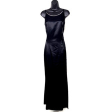 Gunne Sax Gown Vtg sz 11 Jessica McClintock slip sheath Dress 90s Y2k satin prom