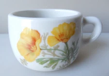 Santa Fe Railroad Dinnerware: California Poppy by Syracuse China 99A Coffee Mug