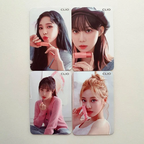 [Limited] aespa x CLIO KILL COVER CUSHION Official Double-Side PHOTOCARD SET
