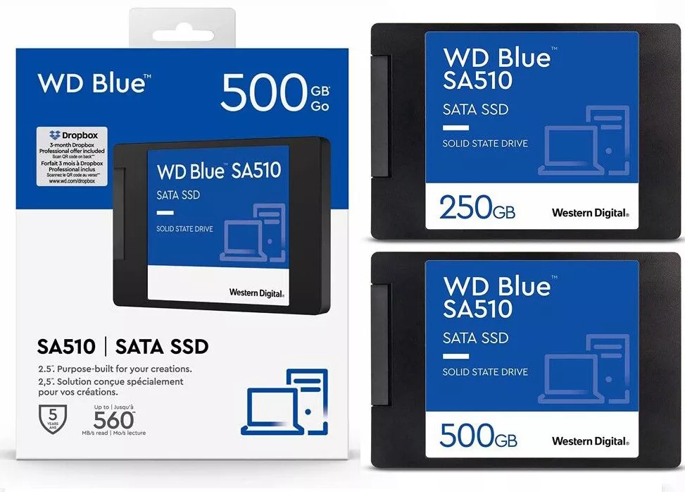 Western Digital Blue 500 Gb 2.5 Solid State Drive