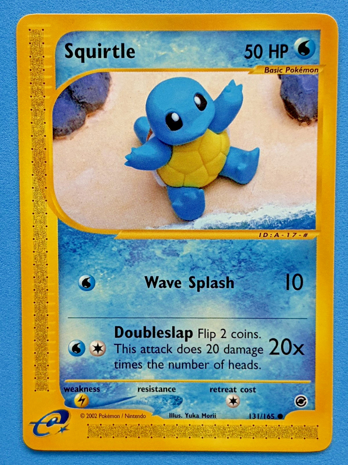 Pokemon Card - Squirtle Expedition 131/165 Yuka Morii