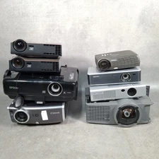 8x Projector Bundle Untested Joblot Spares Or Repair