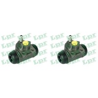 2X LPR Radbremszylinder Hinten Passend FüR Dacia Logan Sandero Renault Clio Loga