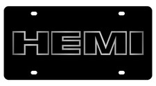 Hemi Acrylic License Plate For Hemi Engine Dodge Ram Charger Chrysler 300