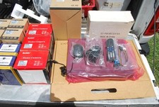 NEW assorted lot 16 CCTV CAMERAS W/power supply 2 DIGITAL VIDEO RECORDER