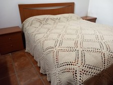 Coperta Artigianale in Pura Lana di Pecora Fatta a Mano Vintage Tradizionale