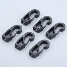 6Pcs Kayak Bungee Cord Hooks Elastic Rope End Buckle Esential For Boat Canoe Use
