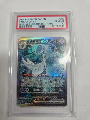 Pokemon Paldean Fates Gardevoir ex 233/091 Special Illustration Rare PSA 10
