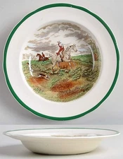 Spode Herring Hunt, The Hunt  Rimmed Soup Bowl 11352830