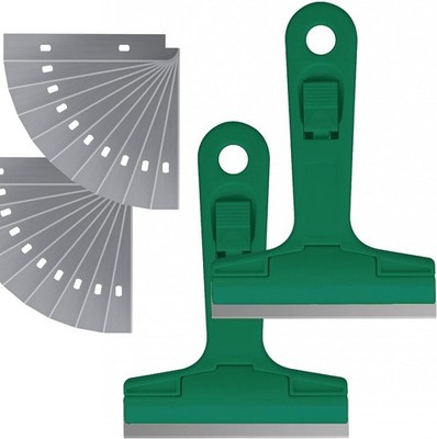 2pack 5.5 inches Industry Glass Scraper Scraping Hand Tool, T Shape Razor Blade
