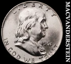 1961-D Silver Franklin Half Dollar- Choice Gem BU ++++ No Reserve #i1205