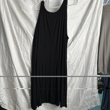 Black FLOWY Mini Dress Perfect for Summer Beach Or Pool XL