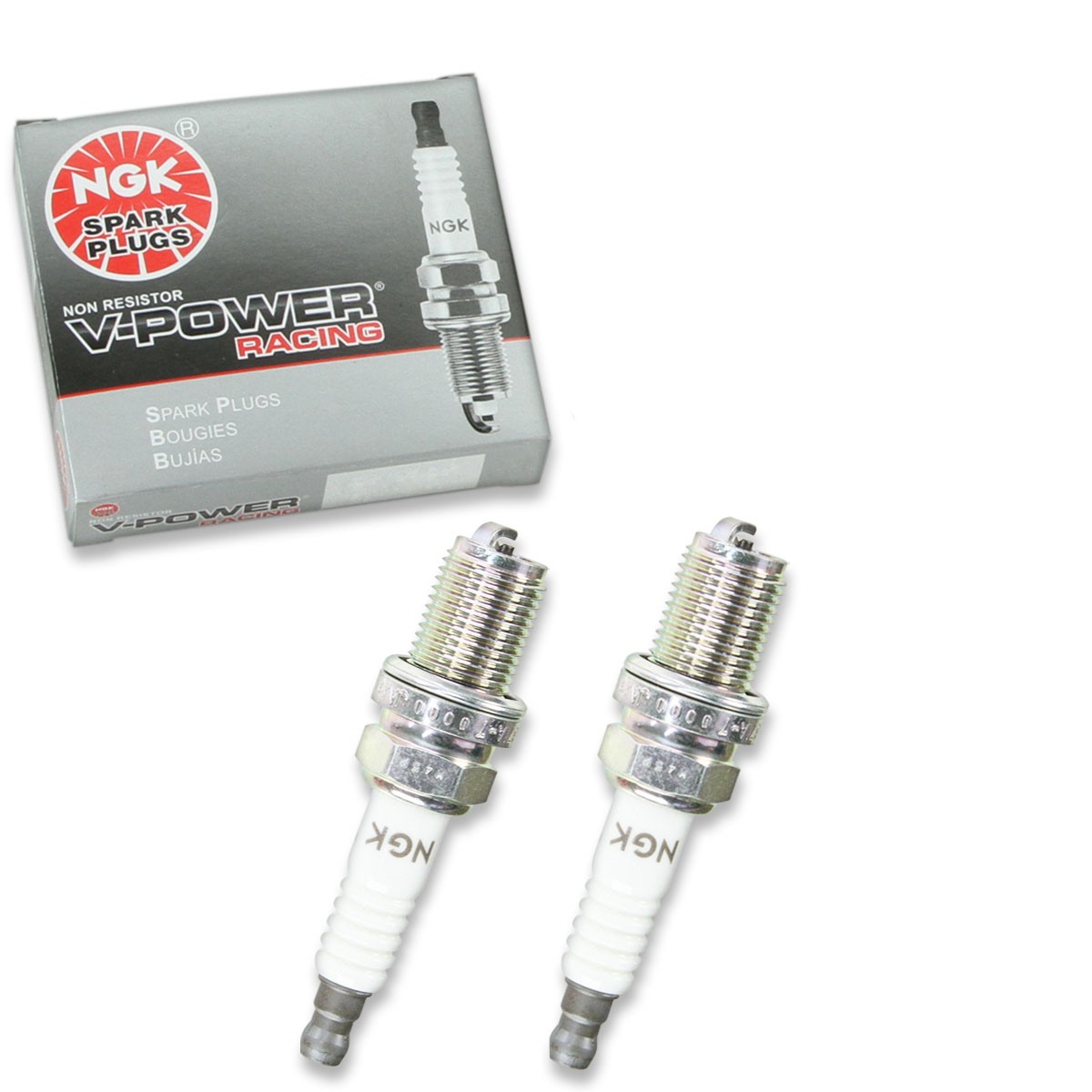 2 pc NGK 4091 R5671A-7 V-Power Racing Spark Plugs for W5CC W5C W4C2 W22ES-U hk