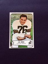 1954 Bowman Football #52 Lou Groza EX