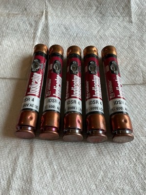 POWR-GARD PRODUCTS # IDSR 4 / 4A, 600 V AC/DC , LITTELFUSE, INDICATOR.(LOT OF 5)