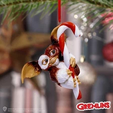 Officially Licensed Gremlins Gizmo Candy Cane Hanging Ornament 4" by Nemesis Now