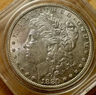 1880-S Morgan Silver Dollar 90% Silver San Francisco Mint Circulated Ungraded