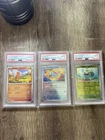 PSA 10 Sequential Set Bulbasaur Charmander Squirtle Master Ball Pokemon Card 151