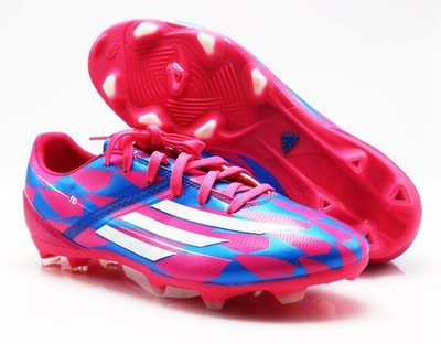 adidas Fußballschuhe M17604 F10 TRX FG blau pink (9) Gr 44 2/3