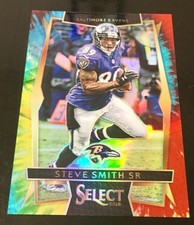 2016 Select #61 Steve Smith Tie Dye Refractor 11/25 Panthers Ravens HOF