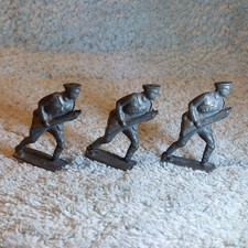 Vintage 1/32 lead 1930s WW1 British Army toy soldiers x 3 by Fry