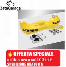 Coppia Paramani Acerbis Moto Giallo Protezione maniglia Universal Motard Enduro